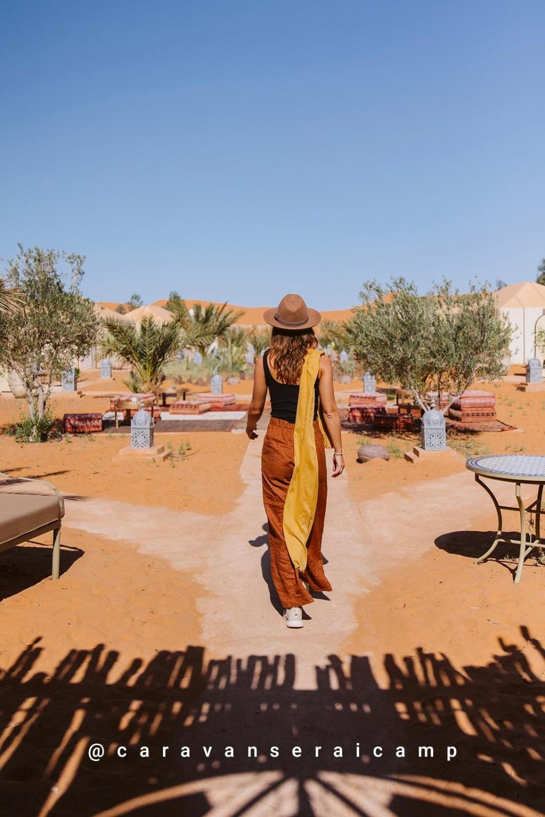 Caravanserai Luxury Desert Tented Camp Мерзуга Екстер'єр фото